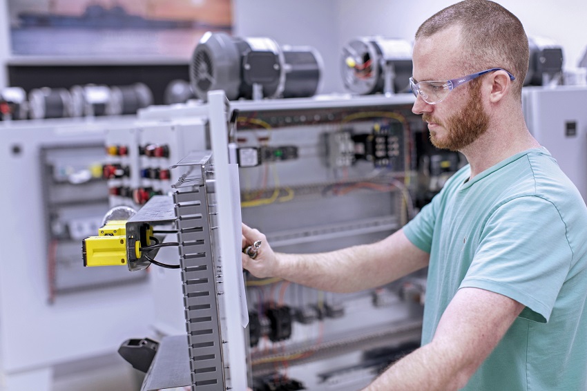 Former East Mississippi Community College student Dane Harrington works on a project in the Electrical Technology lab in this file photo. May is National Electrical Safety Month. Former East Mississippi Community College student Dane Harrington works on a project in the Electrical Technology lab in this file photo. May is National Electrical Safety Month.